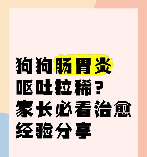 狗狗胃炎的治愈时长究竟有多长？（探究狗狗胃炎的治疗周期及关键因素）