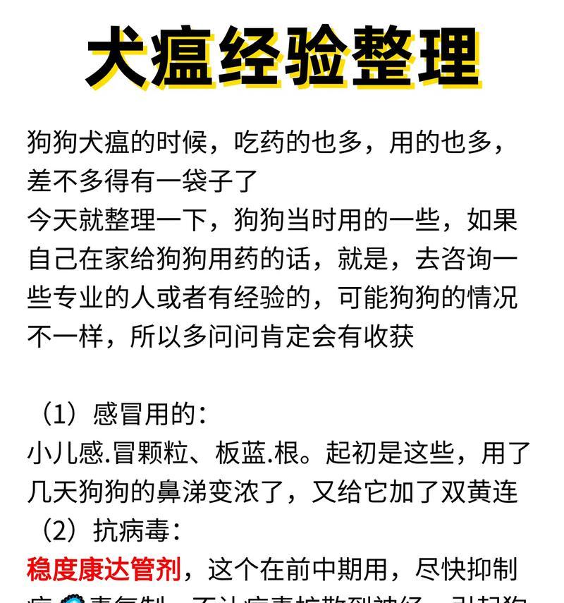 狗狗疫苗后拉稀的解决措施与注意事项（了解为什么疫苗会引起狗狗拉稀，以及如何处理这种情况）