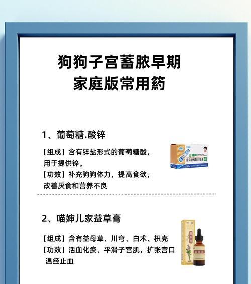 家中养狗必备药品，保障宠物健康（养狗家庭应常备的药物清单，让狗狗始终健康）