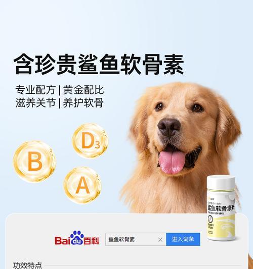 狗狗钙片的正确用法和补充量（掌握适量，守护狗狗的健康）