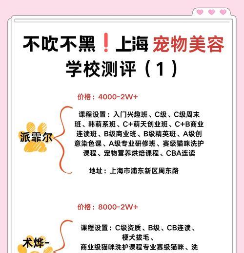 宠物美容学校培训课程时间究竟有多久？（揭秘宠物美容学校培训课程的时长及要求）