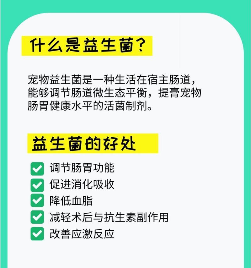 猫咪肠道健康，喂益生菌带来最大效益（了解益生菌作用，正确喂养猫咪，守护肠道健康）